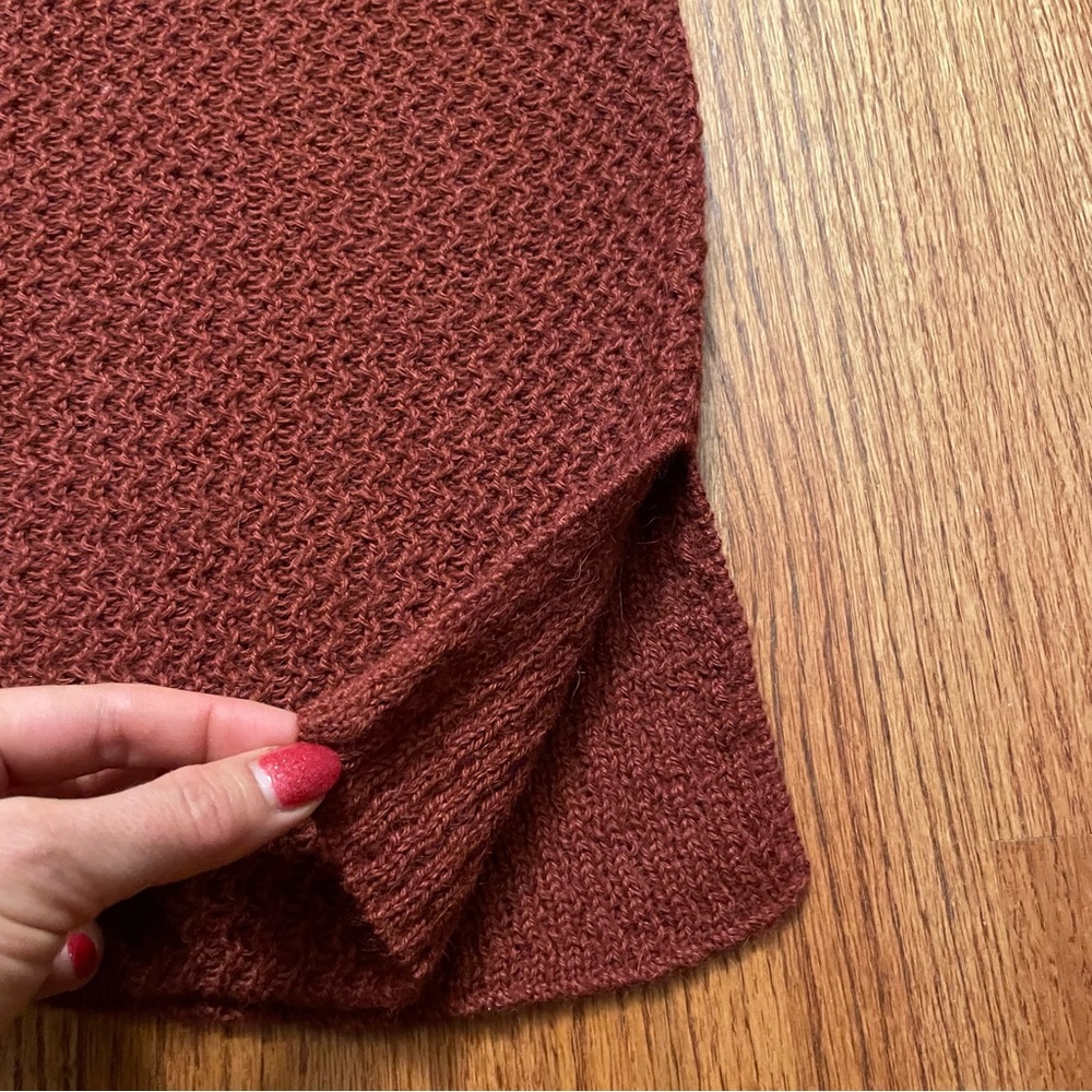 Peruvian Connection Maroon Alpaca Pullover Sweate… - image 8